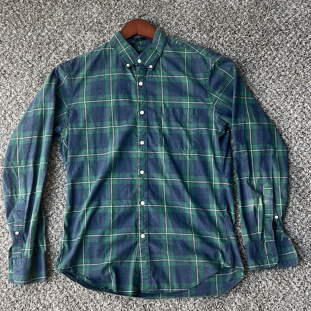 JCrew Plaid Button-Down Shirt